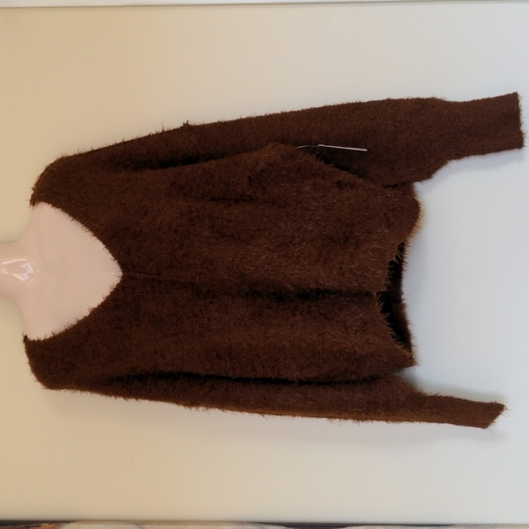 Free PEOPLE icing v neck pullover sweater knit - Picture 8 of 13